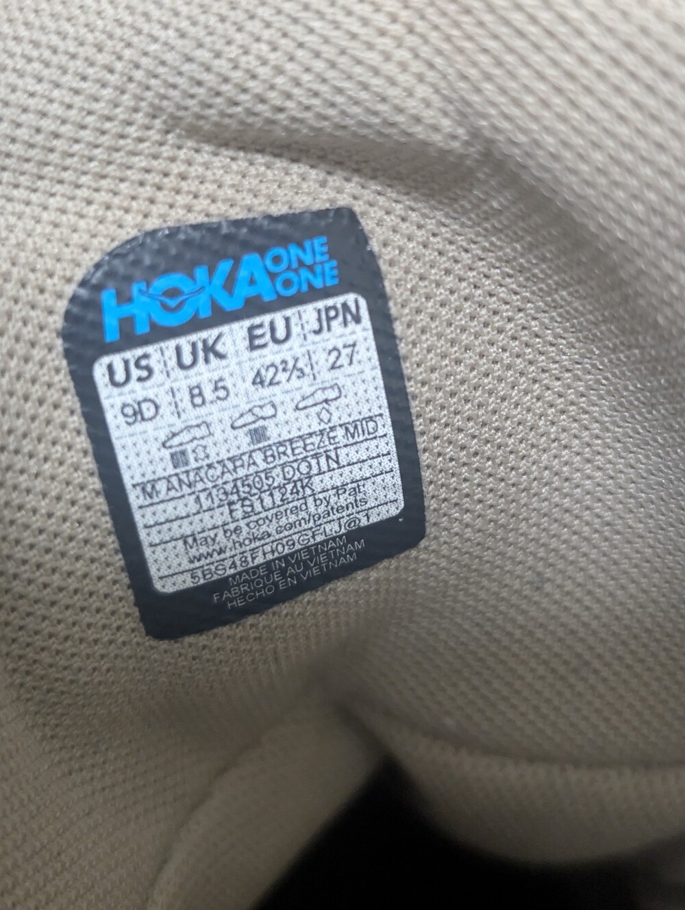 HOKA Anacapa Breeze Hiking Boots — Light Taupe - Picture 11 of 13
